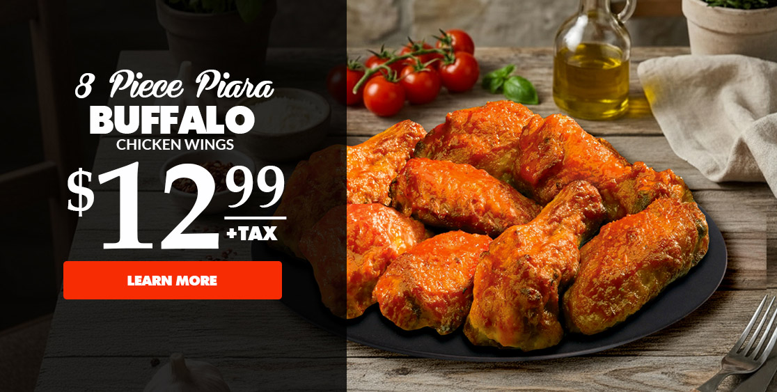 8-piece Buffalo Chicken Wings $12.99