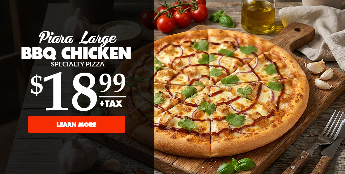 Piara Large BBQ Chicken Pizza $18.99