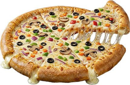 Large Stuffed Crust Veggie Pizza