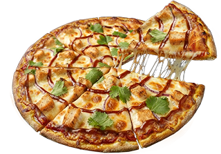 Large Thin Crust BBQ Chicken Pizza