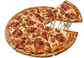 Large Thin Crust Meat Lovers Pizza